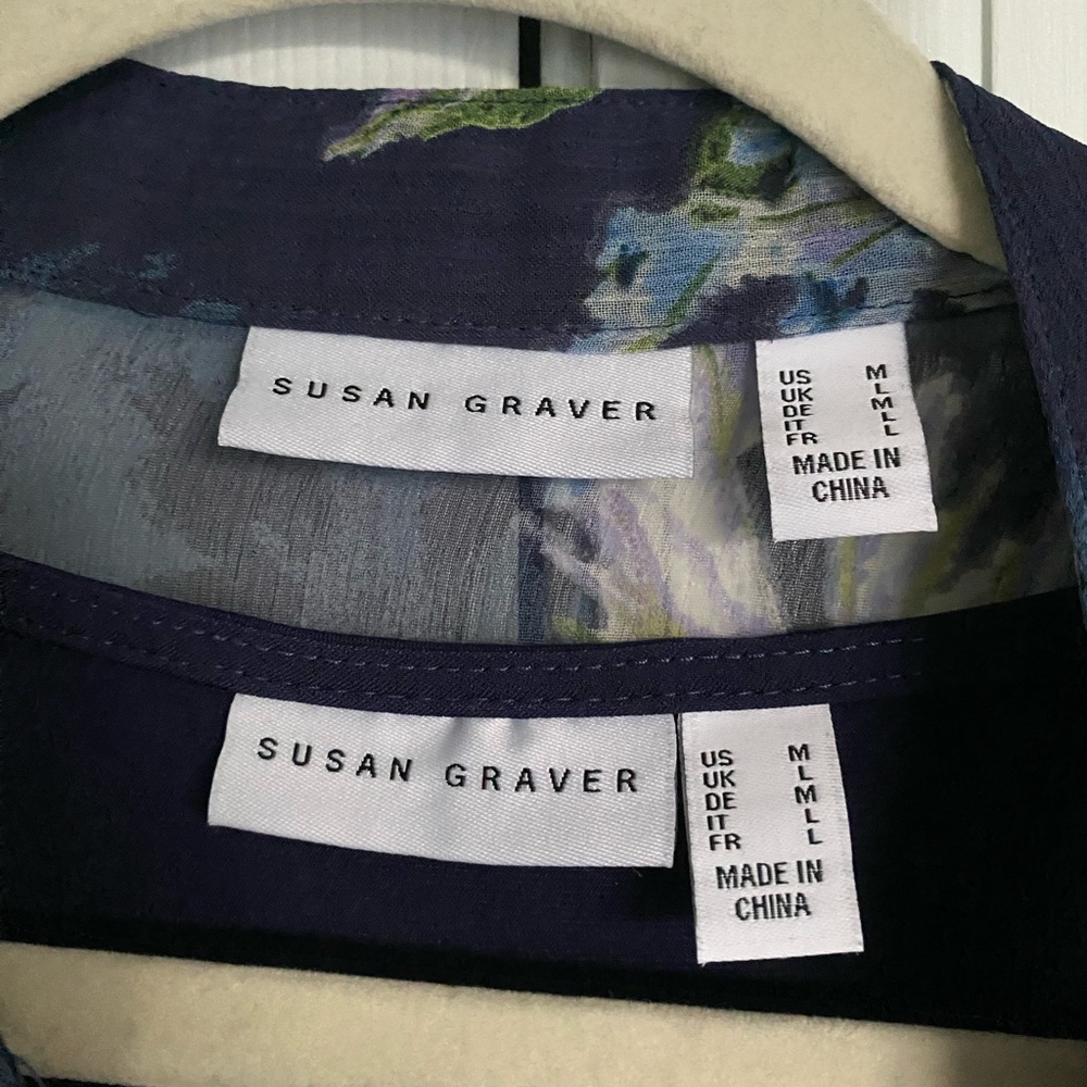 Susan Graver Tunic Set, Size M - Picture 6 of 7